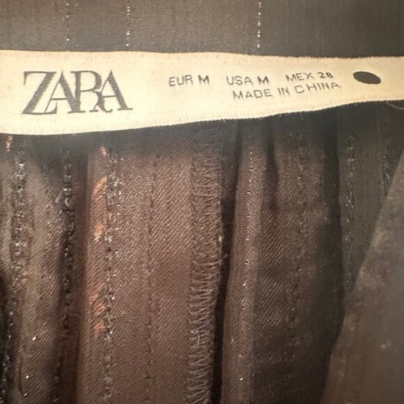 ZARA NEW Voluminous Sequin Blouse Top Size: M - Picture 3 of 3